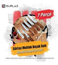 Sürmene Paslanmaz Çelik 7 Parça Şef Bıçağı Seti