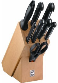 Zwıllıng Twin Gourmet 316650000 Paslanmaz Çelik Standlı 9 Parça Şef Bıçağı Seti
