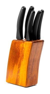 Pirge Deluxe Paslanmaz Çelik Standlı 5 Parça Şef Bıçağı Seti