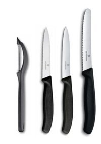Victorinox Paslanmaz Çelik 4 Parça Meyve - Sebze Bıçağı Seti