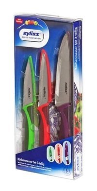 Zyliss E72404 Paslanmaz Çelik 3 Parça Meyve - Sebze Bıçağı Seti