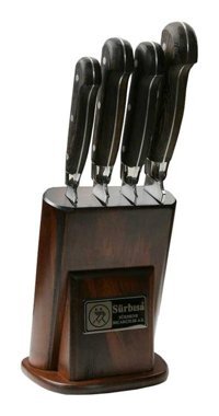 Sürbısa 61502 Paslanmaz Çelik Standlı 4 Parça Mutfak Bıçağı Seti