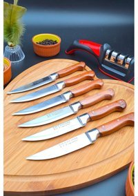Mrsstore Paslanmaz Çelik 7 Parça Ekmek Bıçağı Seti