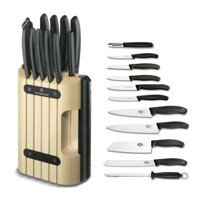Victorinox Swissclassic 6.7153.11 Paslanmaz Çelik Standlı 11 Parça Şef Bıçağı Seti