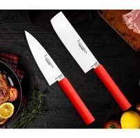 Lazbisa Asia Paslanmaz Çelik 2 Parça Şef Bıçağı Seti