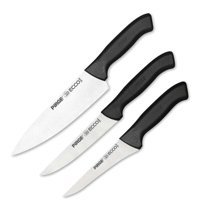 Pirge Ecco 35175 Şef Baba Çelik 3 Parça Şef Bıçağı Seti