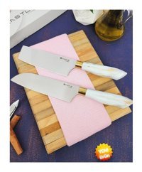 Castle Kitchen Papatya Serisi Çelik 2 Parça Mutfak Bıçağı Seti