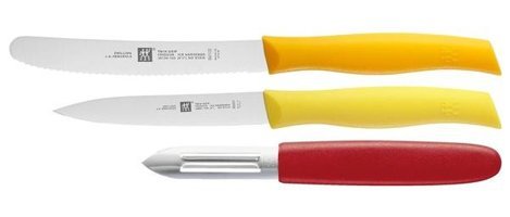Zwıllıng Twin Grip 380990030 Paslanmaz Çelik 3 Parça Meyve - Sebze Bıçağı Seti
