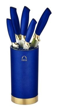 Neva Sweet Premium N2713 Paslanmaz Çelik Standlı 6 Parça Mutfak Bıçağı Seti