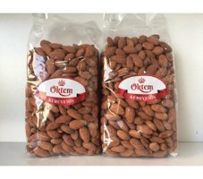 Öktem Kavrulmuş Tuzsuz Tane Badem İçi 1 kg