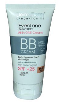 Dermaderm Güneş Koruyuculu Bitki Özlü Tüm Ciltler İçin BB Krem Açık Ton