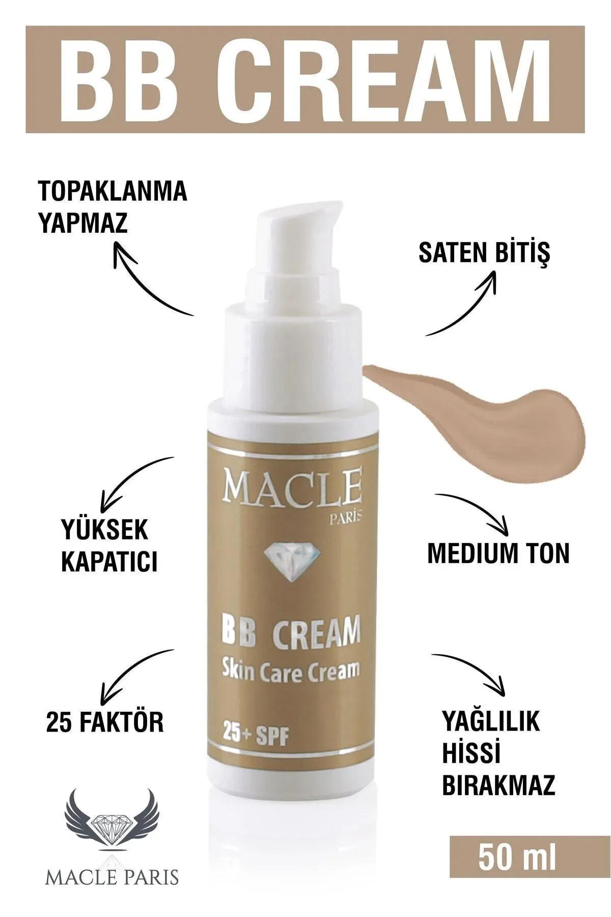 Macle Paris Tüm Ciltler İçin BB Krem Orta Ton