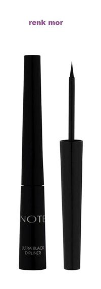 Note Color Art Mat Pastel Mor Keçe Likit Eyeliner
