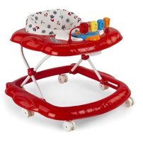 Baby2Go 2075 Alfabetik Harfler 6 Tekerlekli 2 Kademeli Oyuncaklı Müzikli Örümcek Yürüteç Kahverengi