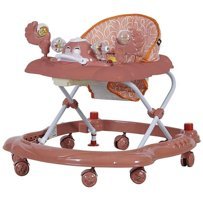 Sunny Baby 9227 Ördek 6 Tekerlekli 2 Kademeli Oyuncaklı Müzikli Örümcek Yürüteç Turkuaz