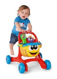 Chicco 4 Tekerlekli 1 Kademeli Oyuncaklı Müzikli İlk Adım Yürüteç Çok Renkli