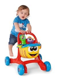 Chicco 4 Tekerlekli 4 Kademeli Oyuncaklı Müzikli İlk Adım Yürüteç Çok Renkli