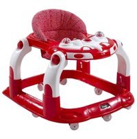 Baby Hope 8 Tekerlekli 2 Kademeli Oyuncaklı Müzikli Örümcek Yürüteç Pembe