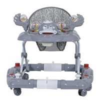 Sunny Baby 9228 Alfabetik Harfler 8 Tekerlekli 3 Kademeli Oyuncaklı Sallanan Müzikli Örümcek Yürüteç Turkuaz