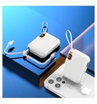 İxtech 10000 mAh Hızlı Şarj Type C - USB Powerbank Beyaz