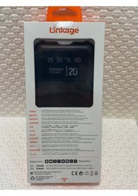 Linkage 20000 mAh Type C - USB Powerbank Siyah