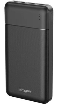 İdragon Kp-05 10000 mAh Micro Type C - USB Powerbank Siyah