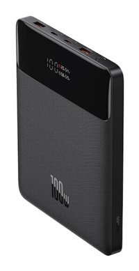 Baseus 20000 mAh Hızlı Şarj Dijital Göstergeli Micro Type C - USB Powerbank Siyah