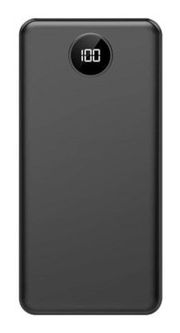 Intouch 10000 mAh Micro Type C - USB Powerbank Siyah