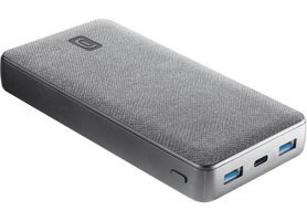 Cellular Line Shade 20000 mAh Hızlı Şarj Micro USB Powerbank Gri