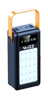 Wizz Wp060S 60000 mAh Hızlı Şarj Micro Lightning - Type C - USB Powerbank Siyah