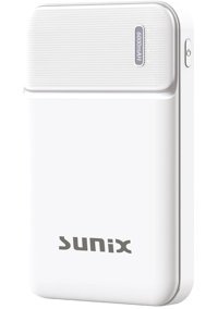 Sunix Pb-21 6000 mAh Micro USB Powerbank Beyaz - Siyah