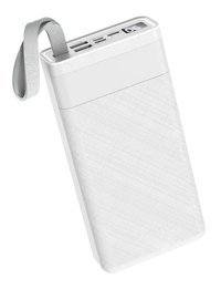 Jnuobi Dy-30 30000 mAh Hızlı Şarj Type C - USB Powerbank Beyaz