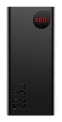 Baseus Adaman Metal Overseas Edition 20000 mAh Hızlı Şarj Micro Type C - USB Powerbank Siyah