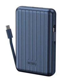 Wiwu Pp03 10000 mAh Hızlı Şarj Micro Lightning - Type C - USB Powerbank Siyah