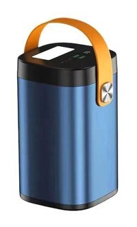 Zore B-80 Qc 3.0 80000 mAh Güneş Enerjili Hızlı Şarj Micro Lightning - Type C - USB Powerbank Mavi