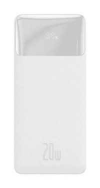 Baseus 30000 mAh Hızlı Şarj Micro Type C - USB Powerbank Beyaz