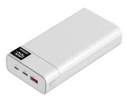 Zore B-12 Qc 3.0 20000 mAh Hızlı Şarj Micro Type C - USB Powerbank Beyaz
