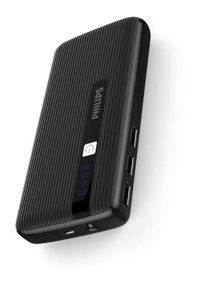 Philips Dlp2710Nb 10000 mAh Hızlı Şarj Type C - USB Powerbank Siyah