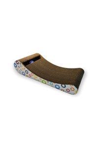 Rotipet Oyuncaklı Kedi Otlu 44 cm Kedi Tırmalama Rampası