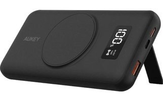 Aukey Pb-Wl02 10000 mAh Mıknatıslı Mini USB Powerbank Siyah