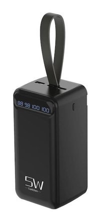 Ghk Tech Pb58 50000 mAh Hızlı Şarj Dijital Göstergeli Mini USB Powerbank Siyah