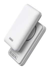 More TR Duzzona W4 5000 mAh Hızlı Şarj Mıknatıslı Type C - USB Kablosuz Powerbank Beyaz