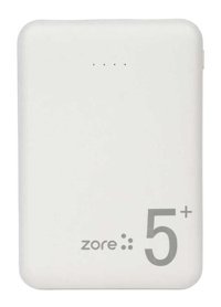 Zore Zr-Pw04 5000 mAh Hızlı Şarj Işıklı Micro Type C - USB Powerbank Beyaz