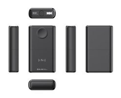 Kiit 10000 mAh Hızlı Şarj Mıknatıslı Type C Kablosuz Powerbank Siyah