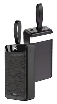Deilmi 50000 mAh Hızlı Şarj Mini USB Powerbank Siyah