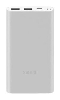 Xiaomi Bhr5078Cn 10000 mAh Hızlı Şarj Micro Type C - USB Powerbank Gümüş