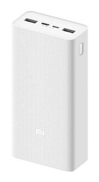 Xiaomi Pb3018Zm 30000 mAh Hızlı Şarj Micro Type C - USB Powerbank Beyaz