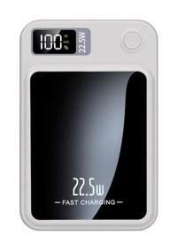 Phixi Force Pw10 10000 mAh Hızlı Şarj Mıknatıslı Type C Powerbank Beyaz