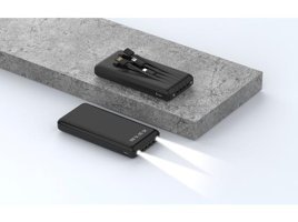 Tredium Tr0710 10000 mAh Hızlı Şarj Type C - USB Powerbank Siyah