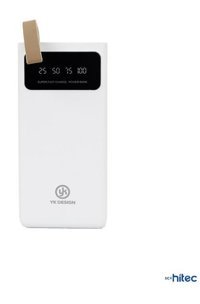 Schitec Yk89 5000 mAh Hızlı Şarj Mıknatıslı Powerbank Beyaz